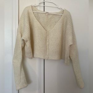 Free People Cropped Sweater